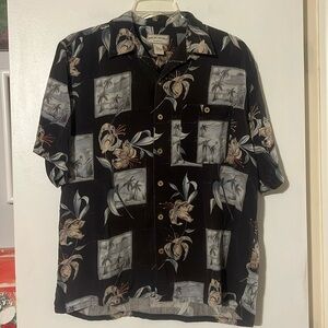 Boca Classics island wear short sleeve silk shirt